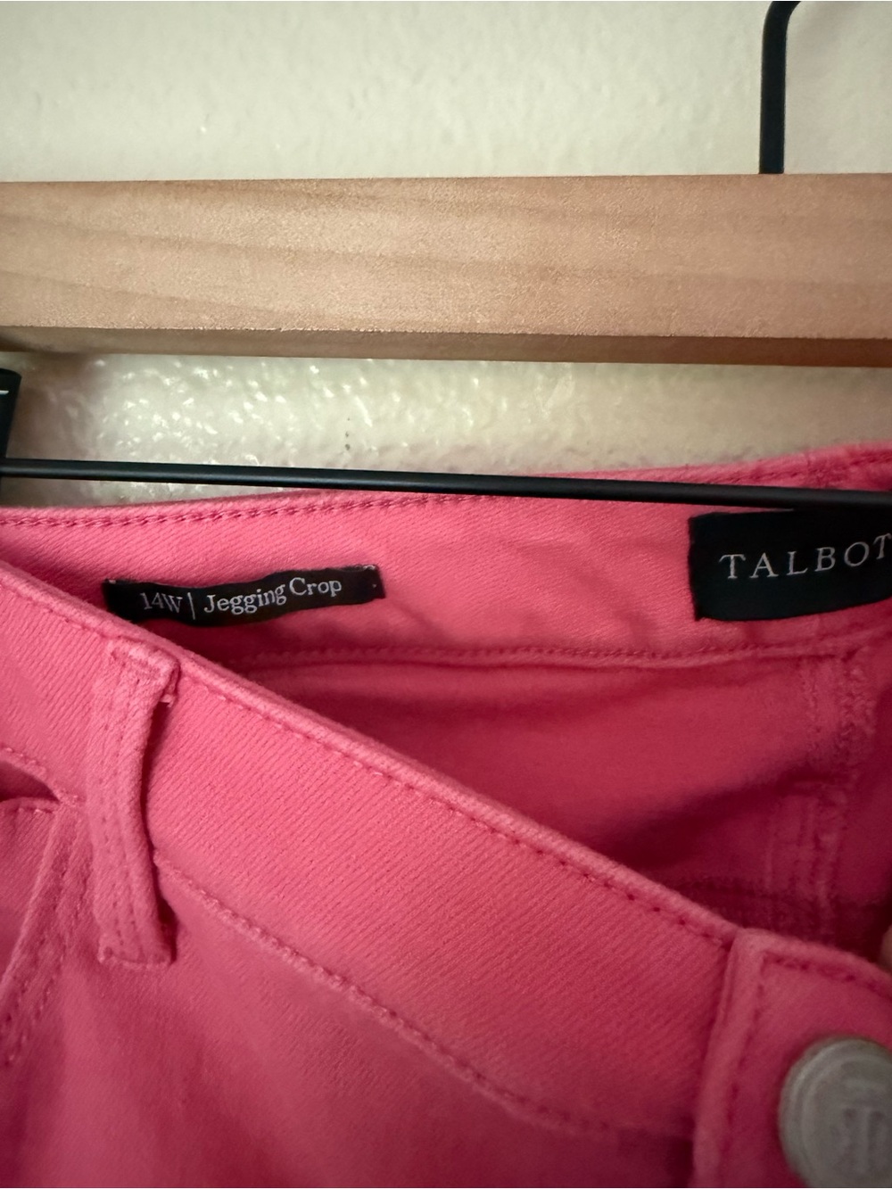 Talbots Pink Crop Jeggings - Picture 3 of 6